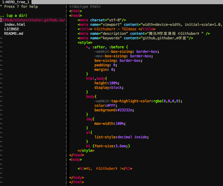 create org site
