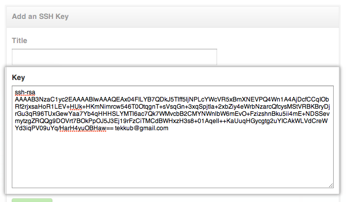 SSH KEY